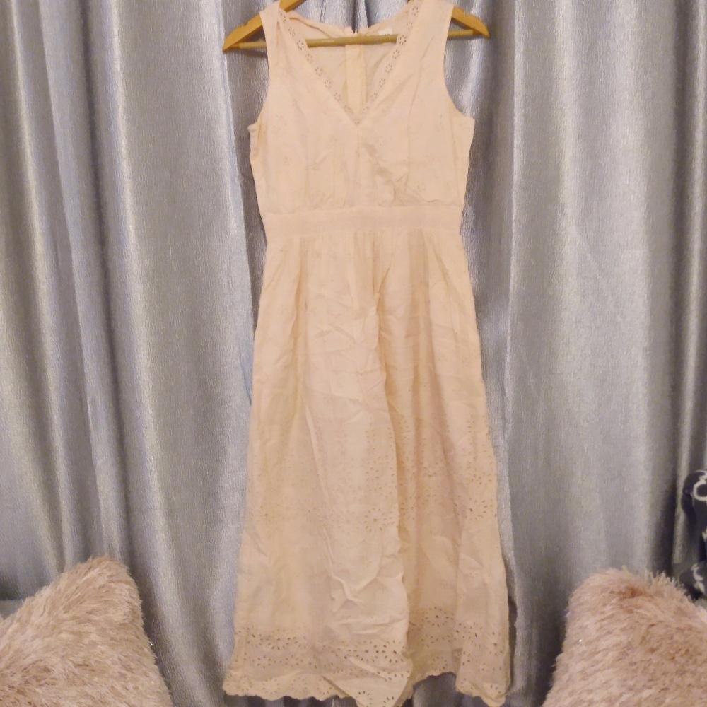 GAP Pink Eyelet Dress Sz 0